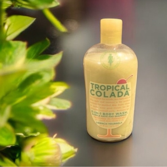 Rare Temptations Tropical Colada 3 in 1 Body Wash Bubble Bath and Shampoo